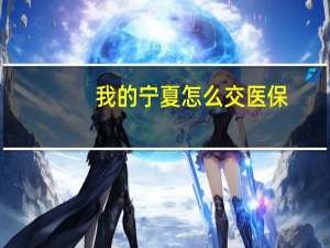 我的宁夏怎么交医保