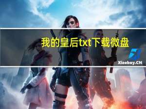 我的皇后txt下载微盘（我的皇后txt下载）
