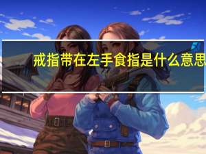 戒指带在左手食指是什么意思