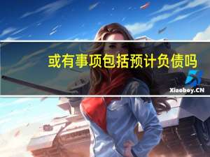 或有事项包括预计负债吗（或有事项包括）