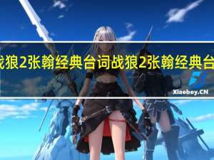 战狼2张翰经典台词 战狼2张翰经典台词语录