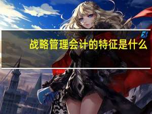 战略管理会计的特征是什么