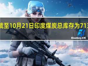 截至10月21日印度煤炭总库存为7135万吨