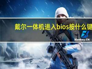 戴尔一体机进入bios按什么键（戴尔一体机）