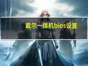 戴尔一体机bios设置（戴尔一体机怎么样）