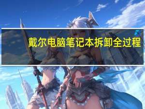 戴尔电脑笔记本拆卸全过程（戴尔电脑笔记本）