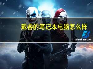 戴睿的笔记本电脑怎么样