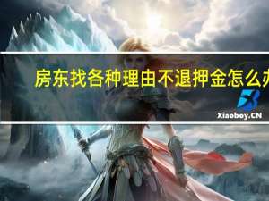 房东找各种理由不退押金怎么办