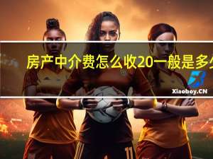 房产中介费怎么收 一般是多少