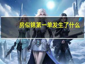 房似锦第一单发生了什么