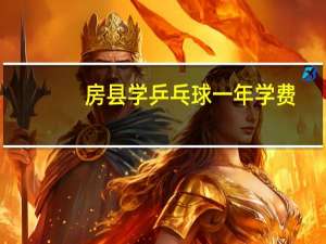 房县学乒乓球一年学费