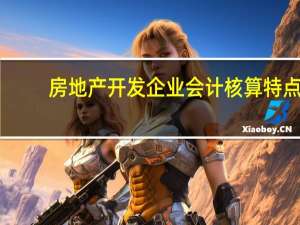 房地产开发企业会计核算特点
