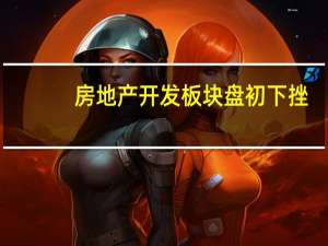 房地产开发板块盘初下挫