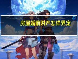 房屋婚前财产怎样界定