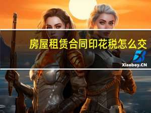 房屋租赁合同印花税怎么交