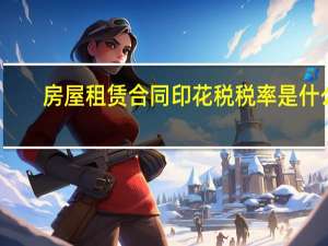 房屋租赁合同印花税税率是什么