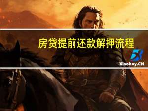 房贷提前还款解押流程