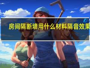 房间隔断墙用什么材料隔音效果好（房间隔断墙用什么材料）