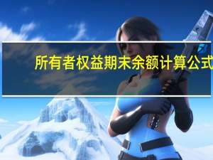 所有者权益期末余额计算公式