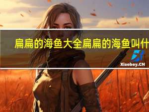 扁扁的海鱼大全 扁扁的海鱼叫什么