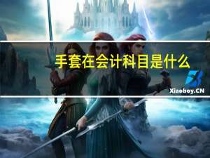 手套在会计科目是什么