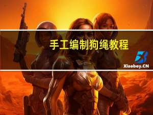 手工编制狗绳教程
