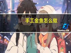 手工金鱼怎么做