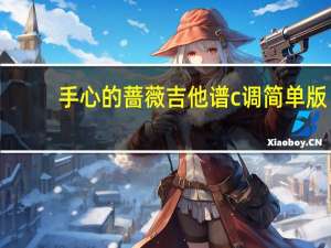 手心的蔷薇吉他谱c调简单版（手心的蔷薇吉他谱）