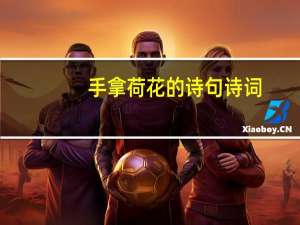 手拿荷花的诗句诗词