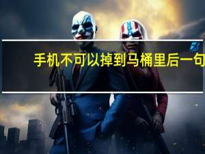 手机不可以掉到马桶里后一句（手机不可以掉到马桶里）