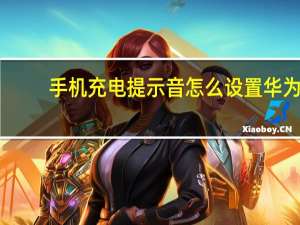 手机充电提示音怎么设置华为（手机充电提示音怎么设置）
