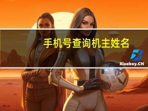 手机号查询机主姓名（手机号查姓名）
