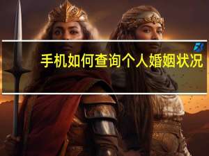 手机如何查询个人婚姻状况
