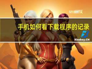 手机如何看下载程序的记录