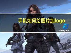 手机如何给图片加logo