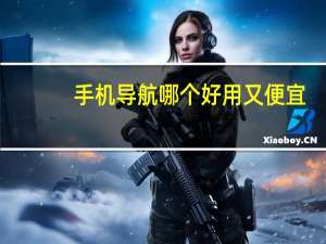 手机导航哪个好用又便宜（手机导航哪个好用）