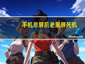 手机息屏后老黑屏死机（黑屏死机）