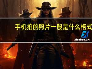 手机拍的照片一般是什么格式