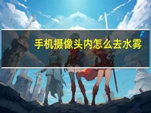 手机摄像头内怎么去水雾