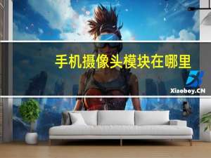 手机摄像头模块在哪里