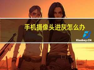 手机摄像头进灰怎么办