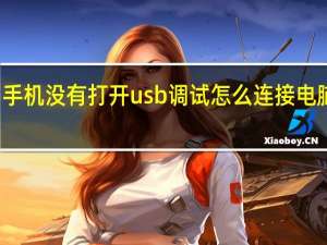 手机没有打开usb调试怎么连接电脑上网（手机没有打开usb调试怎么连接电脑）