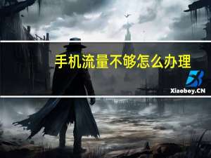 手机流量不够怎么办理（手机流量不够怎么办）