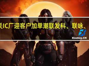 手机相关IC厂迎客户加单潮 联发科、联咏、敦泰等将受惠