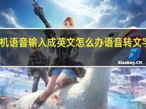 手机语音输入成英文怎么办 语音转文字输入法