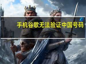 手机谷歌无法验证中国号码（谷歌无法验证中国号码）
