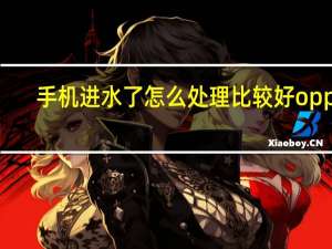 手机进水了怎么处理比较好oppo（手机进水了怎么处理比较好）