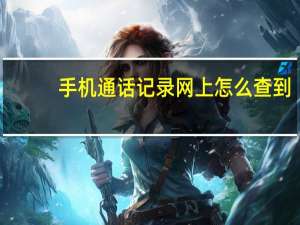 手机通话记录网上怎么查到（手机通话记录网上查询）