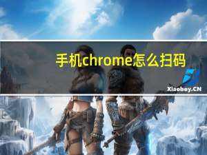 手机chrome怎么扫码