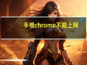 手機chrome不能上网